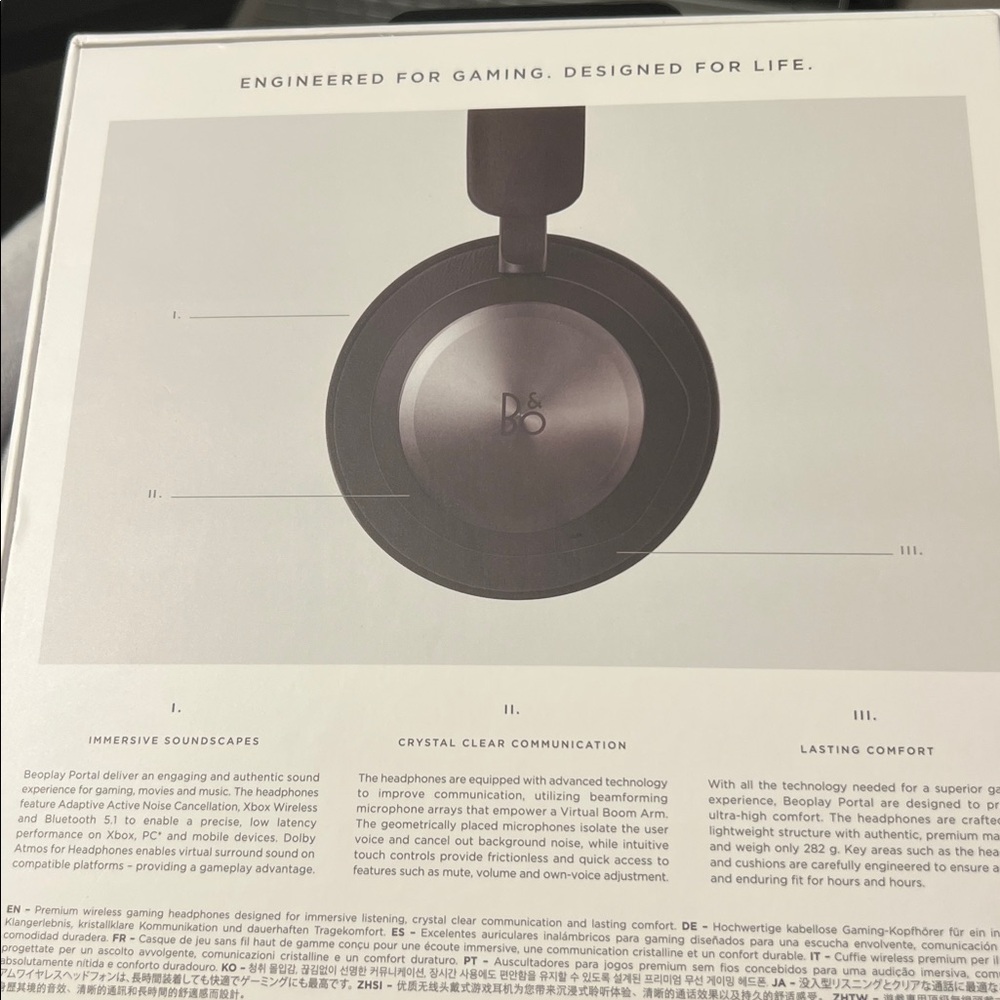 Bang & Olufsen wireless gaming Black Headphones - Picture 5 of 8